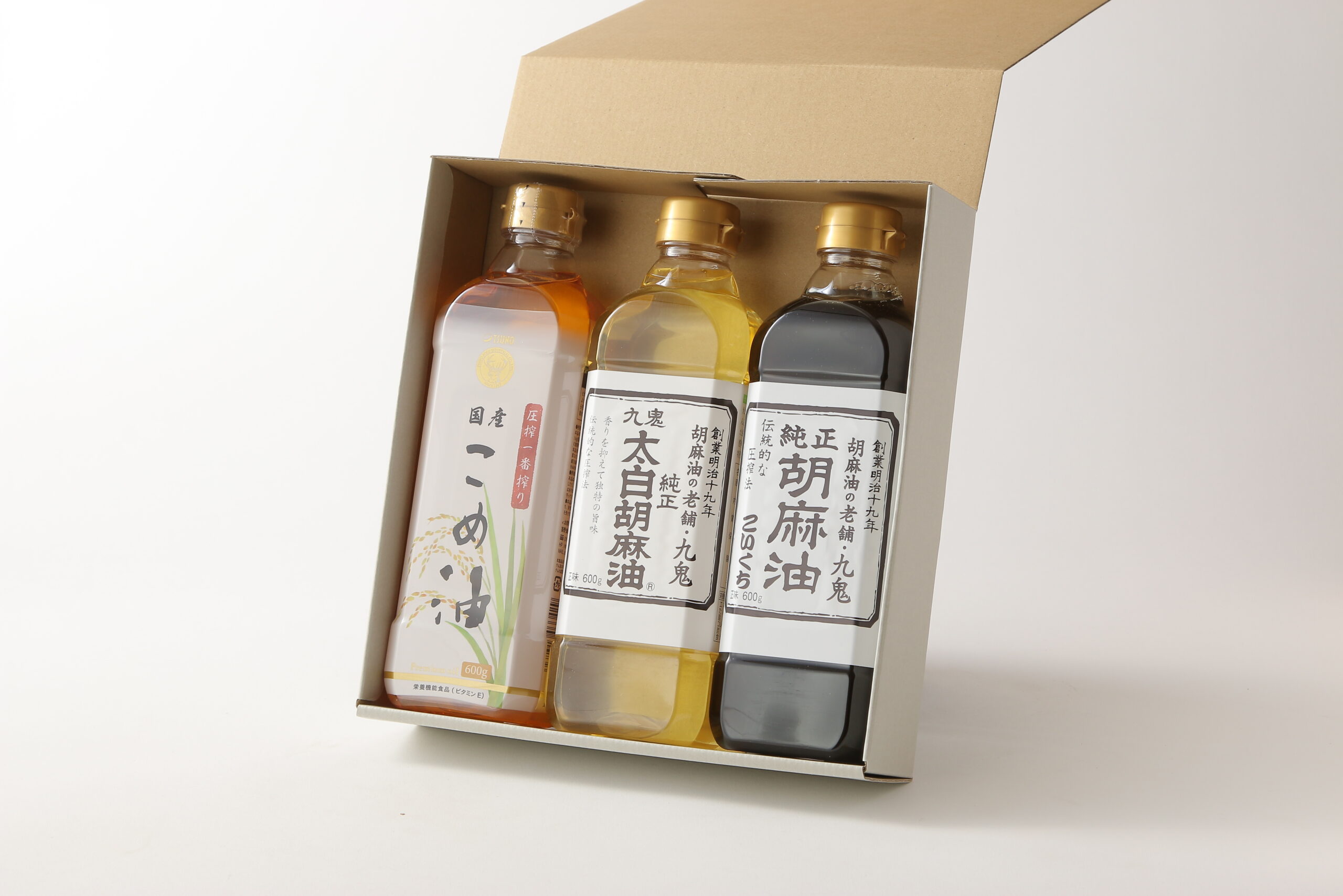 九鬼 純正胡麻油こいくち 600g × 3本 九鬼産業 醤油